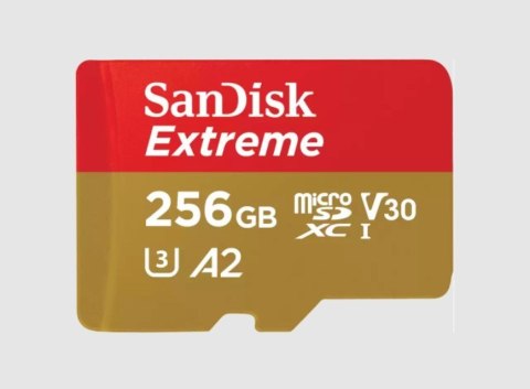 SANDISK EXTREME microSDXC 256 GB 190/130 MB/s A2 SanDisk SANDISK EXTREME microSDXC 256 GB 190/130 MB/s A2 SanDisk