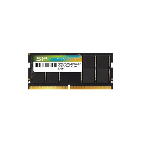 Silicon Power DDR5 SODIMM 32GB (1x32GB) 5600MHz CL46 1,1V Silicon Power Silicon Power DDR5 SODIMM 32GB (1x32GB) 5600MHz CL46 1,1V Silicon Power