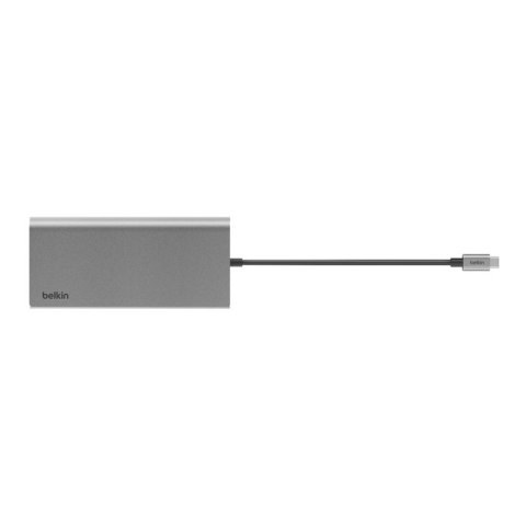 BELKIN HUB USB-C 8W1, 10 GBPS, 2X HDMI 4K SZARY Belkin BELKIN HUB USB-C 8W1, 10 GBPS, 2X HDMI 4K SZARY Belkin
