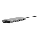 BELKIN HUB USB-C 8W1, 10 GBPS, 2X HDMI 4K SZARY Belkin