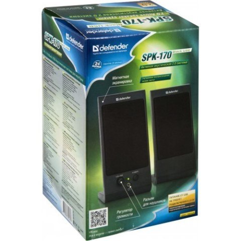DEFENDER GŁOŚNIKI KOMPUTEROWE SPK-170 2.0 4W USB 65165 Defender DEFENDER GŁOŚNIKI KOMPUTEROWE SPK-170 2.0 4W USB 65165 Defender