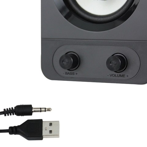 ESPERANZA GŁOŚNIKI 2.1 USB LED RAINBOW SOPRANO EGS107 Esperanza ESPERANZA GŁOŚNIKI 2.1 USB LED RAINBOW SOPRANO EGS107 Esperanza