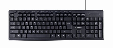 GEMBIRD KLAWIATURA MULTIMEDIALNA KB-UM-107 USB, US LAYOUT, CZARNA GEMBIRD GEMBIRD KLAWIATURA MULTIMEDIALNA KB-UM-107 USB, US LAYOUT, CZARNA GEMBIRD