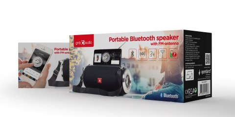 GEMBIRD PRZENOŚNY GŁOŚNIK BLUETOOTH SPK-BT-17 FM-RADIO, WBUDOWANY MIKROFON, KOLOR CZARNY, USB, AUX, MICROSD GEMBIRD GEMBIRD PRZENOŚNY GŁOŚNIK BLUETOOTH SPK-BT-17 FM-RADIO, WBUDOWANY MIKROFON, KOLOR CZARNY, USB, AUX, MICROSD GEMBIRD