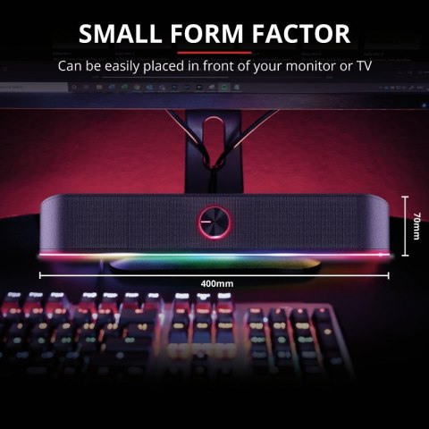 Głośnik TRUST GXT619 THORNE RGB LED SOUNDBAR Trust Głośnik TRUST GXT619 THORNE RGB LED SOUNDBAR Trust