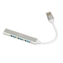 HUB I-BOX 4-PORTOWY USB3.0 + USB 2.0, SLIM IBOX