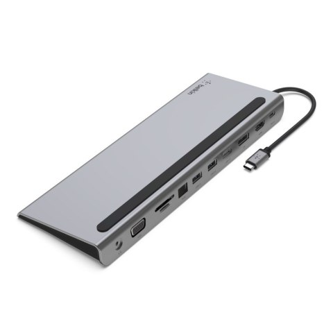 Hub Belkin Connect USB-C 11-in-1 Multiport Dock 1x4k HDMI/1xDisplayPort/1xVGA/3xUSB-A/1xUSB-C PD/1xRJ45 Gigabit/1xSD Card reader Belkin Hub Belkin Connect USB-C 11-in-1 Multiport Dock 1x4k HDMI/1xDisplayPort/1xVGA/3xUSB-A/1xUSB-C PD/1xRJ45 Gigabit/1xSD Card reader Belkin