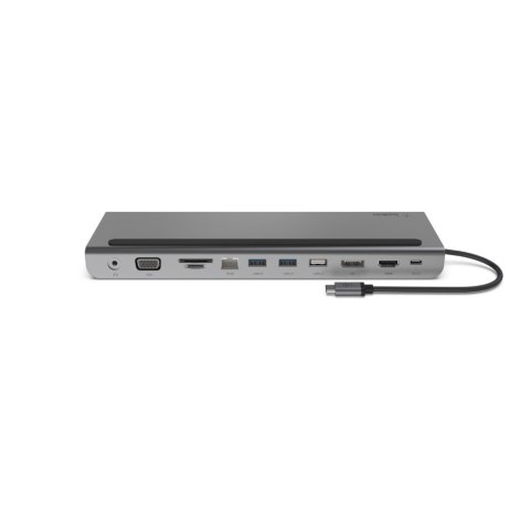 Hub Belkin Connect USB-C 11-in-1 Multiport Dock 1x4k HDMI/1xDisplayPort/1xVGA/3xUSB-A/1xUSB-C PD/1xRJ45 Gigabit/1xSD Card reader Belkin Hub Belkin Connect USB-C 11-in-1 Multiport Dock 1x4k HDMI/1xDisplayPort/1xVGA/3xUSB-A/1xUSB-C PD/1xRJ45 Gigabit/1xSD Card reader Belkin