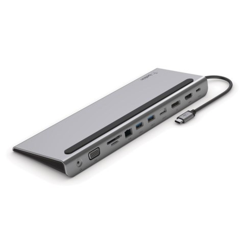 Hub Belkin Connect USB-C 11-in-1 Multiport Dock 1x4k HDMI/1xDisplayPort/1xVGA/3xUSB-A/1xUSB-C PD/1xRJ45 Gigabit/1xSD Card reader Belkin Hub Belkin Connect USB-C 11-in-1 Multiport Dock 1x4k HDMI/1xDisplayPort/1xVGA/3xUSB-A/1xUSB-C PD/1xRJ45 Gigabit/1xSD Card reader Belkin