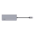 Hub Belkin Connect USB-C 7-in-1 Multiport Adapter 1x4k HDMI/2xUSB-A/1xUSB-C PD3.0/1xRJ45 Gigabit/1xCard reader/1xAudio Grey Belkin