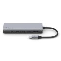 Hub Belkin Connect USB-C 7-in-1 Multiport Adapter 1x4k HDMI/2xUSB-A/1xUSB-C PD3.0/1xRJ45 Gigabit/1xCard reader/1xAudio Grey Belkin