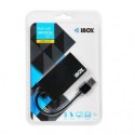 Hub IBOX USB 3.0 CZARNY 4-PORTY, SLIM IUH3F56 (4x USB 3.0; kolor czarny) IBOX