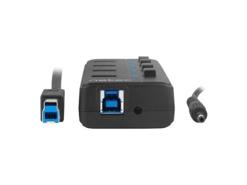 Hub NATEC Mantis 2 NHU-1557 (4x USB 3.0; kolor czarny) NATEC Hub NATEC Mantis 2 NHU-1557 (4x USB 3.0; kolor czarny) NATEC