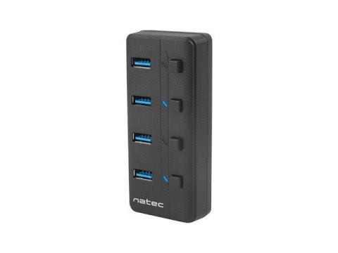 Hub NATEC Mantis 2 NHU-1557 (4x USB 3.0; kolor czarny) NATEC Hub NATEC Mantis 2 NHU-1557 (4x USB 3.0; kolor czarny) NATEC