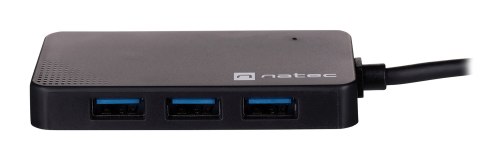 Hub NATEC Moth NHU-1342 (4x USB 3.0; kolor czarny) NATEC Hub NATEC Moth NHU-1342 (4x USB 3.0; kolor czarny) NATEC