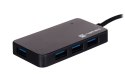 Hub NATEC Moth NHU-1342 (4x USB 3.0; kolor czarny) NATEC