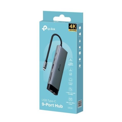 Hub TP-LINK UH9120C 3xUSB-A 3.0, 1xUSB-C 3.0, 1xUSB-C PD, HDMI 4K, RJ45 GE, SD, microSD TP-LINK Hub TP-LINK UH9120C 3xUSB-A 3.0, 1xUSB-C 3.0, 1xUSB-C PD, HDMI 4K, RJ45 GE, SD, microSD TP-LINK