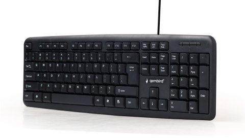 Klawiatura GEMBIRD KB-U-103 (USB 2.0; (US); kolor czarny) GEMBIRD Klawiatura GEMBIRD KB-U-103 (USB 2.0; (US); kolor czarny) GEMBIRD