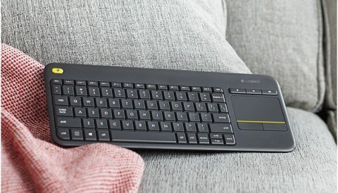 Klawiatura Logitech K400 920-007145 (USB 2.0; kolor czarny Logitech Klawiatura Logitech K400 920-007145 (USB 2.0; kolor czarny Logitech