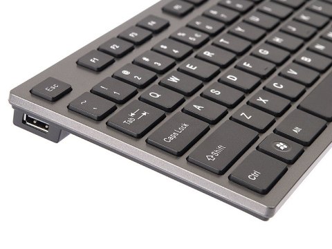 Klawiatura membranowa A4 TECH KV-300H A4TKLA39976 (USB 2.0; (US); kolor czarny) A4 TECH Klawiatura membranowa A4 TECH KV-300H A4TKLA39976 (USB 2.0; (US); kolor czarny) A4 TECH