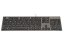 Klawiatura membranowa A4 TECH KV-300H A4TKLA39976 (USB 2.0; (US); kolor czarny) A4 TECH