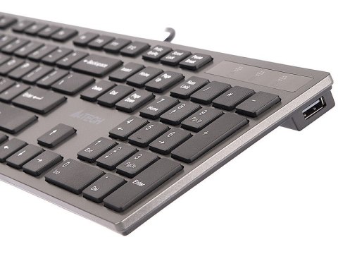 Klawiatura membranowa A4 TECH KV-300H A4TKLA39976 (USB 2.0; (US); kolor czarny) A4 TECH Klawiatura membranowa A4 TECH KV-300H A4TKLA39976 (USB 2.0; (US); kolor czarny) A4 TECH