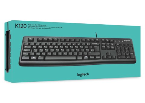 Klawiatura membranowa Logitech K120 920-002479 (USB 2.0; (US); kolor czarny) Logitech Klawiatura membranowa Logitech K120 920-002479 (USB 2.0; (US); kolor czarny) Logitech