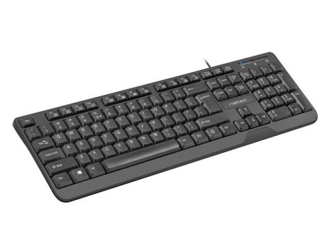 Klawiatura membranowa NATEC Trout US NKL-0967 (USB 2.0; (EN); kolor czarny) NATEC Klawiatura membranowa NATEC Trout US NKL-0967 (USB 2.0; (EN); kolor czarny) NATEC