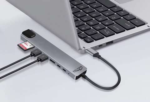 MEDIA-TECH HUB USB 8 IN 1 GIGA LAN HUB MT5046 Media tech MEDIA-TECH HUB USB 8 IN 1 GIGA LAN HUB MT5046 Media tech