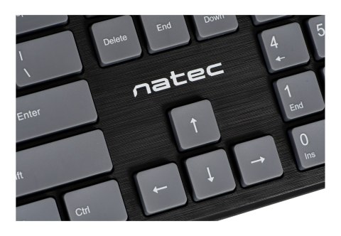 NATEC KLAWIATURA DISCUS 2 US SLIM CZARNA NKL-1829 NATEC NATEC KLAWIATURA DISCUS 2 US SLIM CZARNA NKL-1829 NATEC