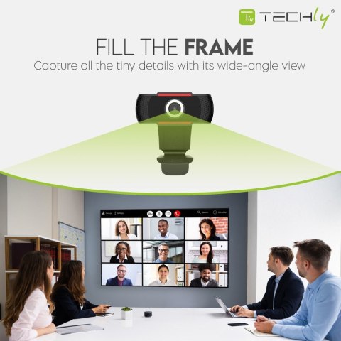 TECHLY KAMERA USB INTERNETOWA FULLHD 1080P Z MIKRO TECHly TECHLY KAMERA USB INTERNETOWA FULLHD 1080P Z MIKRO TECHly