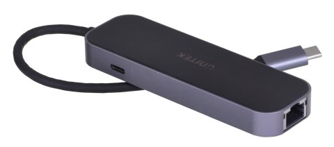 UNITEK HUB USB-C 3.1, RJ-45,3XUSB-A,HDMI,4K,PD100W UNITEK UNITEK HUB USB-C 3.1, RJ-45,3XUSB-A,HDMI,4K,PD100W UNITEK