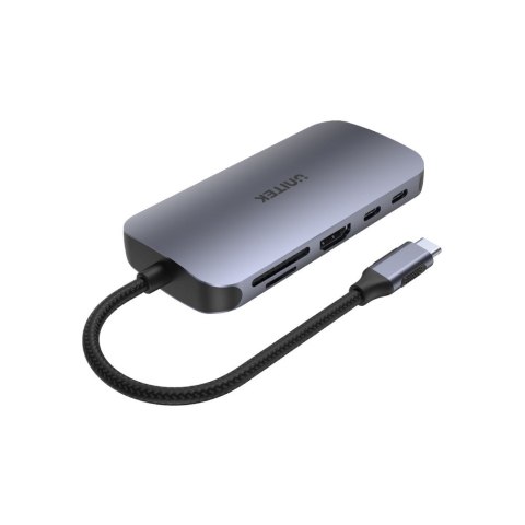UNITEK HUB USB-C N9+, USB-C, HDMI, PD 100W, SD UNITEK UNITEK HUB USB-C N9+, USB-C, HDMI, PD 100W, SD UNITEK
