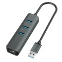 VAKOSS HUB USB 3.0 ETHERNET TC-4502X VAKOSS