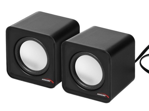 Zestaw głośników komputerowe AUDIOCORE AC870B (2.0; kolor czarny) AUDIOCORE Zestaw głośników komputerowe AUDIOCORE AC870B (2.0; kolor czarny) AUDIOCORE