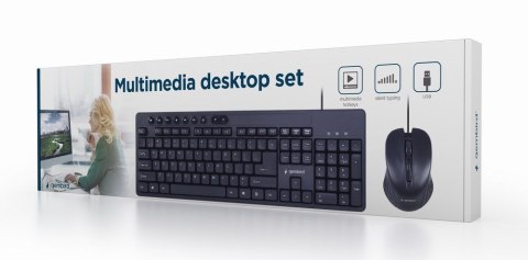 GEMBIRD ZESTAW KLAWIATURA MULITMEDIALNA + MYSZ KBS-UM-04 KOLOR CZARNY GEMBIRD GEMBIRD ZESTAW KLAWIATURA MULITMEDIALNA + MYSZ KBS-UM-04 KOLOR CZARNY GEMBIRD