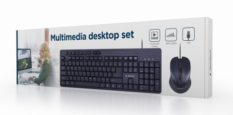 GEMBIRD ZESTAW KLAWIATURA MULITMEDIALNA + MYSZ KBS-UM-04 KOLOR CZARNY GEMBIRD GEMBIRD ZESTAW KLAWIATURA MULITMEDIALNA + MYSZ KBS-UM-04 KOLOR CZARNY GEMBIRD