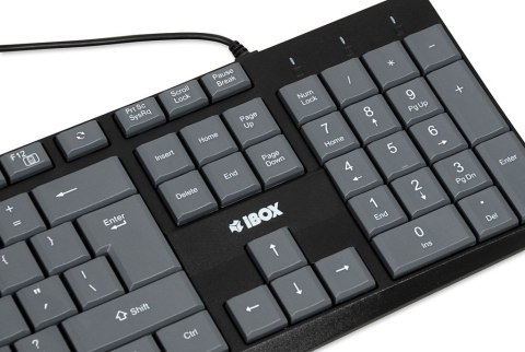 IBOX KLAWIATURA PRZEWODOWA ERIS, GREY IBOX IBOX KLAWIATURA PRZEWODOWA ERIS, GREY IBOX