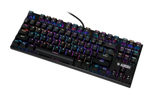 KLAWIATURA I-BOX AURORA K-2R RGB, MECHANICZNA, BLUE SWITCH, GAMING IBOX KLAWIATURA I-BOX AURORA K-2R RGB, MECHANICZNA, BLUE SWITCH, GAMING IBOX
