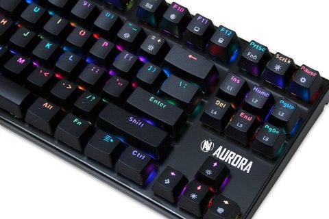 KLAWIATURA I-BOX AURORA K-2R RGB, MECHANICZNA, BLUE SWITCH, GAMING IBOX KLAWIATURA I-BOX AURORA K-2R RGB, MECHANICZNA, BLUE SWITCH, GAMING IBOX