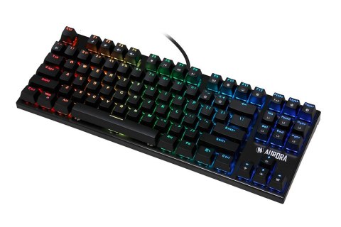 KLAWIATURA I-BOX AURORA K-2R RGB, MECHANICZNA, BLUE SWITCH, GAMING IBOX KLAWIATURA I-BOX AURORA K-2R RGB, MECHANICZNA, BLUE SWITCH, GAMING IBOX