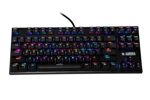 KLAWIATURA I-BOX AURORA K-2R RGB, MECHANICZNA, BLUE SWITCH, GAMING IBOX KLAWIATURA I-BOX AURORA K-2R RGB, MECHANICZNA, BLUE SWITCH, GAMING IBOX