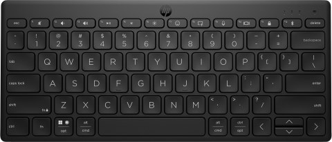Klawiatura HP 350 Compact Multi-Device Bluetooth Keyboard bezprzewodowa czarna 692S8AA Hewlett-Packard Klawiatura HP 350 Compact Multi-Device Bluetooth Keyboard bezprzewodowa czarna 692S8AA Hewlett-Packard