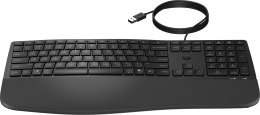 Klawiatura HP 480 Comfort Wired Keyboard przewodowa czarna 8T6M1AA Hewlett-Packard