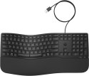 Klawiatura HP 480 Comfort Wired Keyboard przewodowa czarna 8T6M1AA Hewlett-Packard