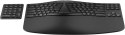 Klawiatura HP 960 Ergonomic Wireless Keyboard bezprzewodowa czarna 37E755AA Hewlett-Packard