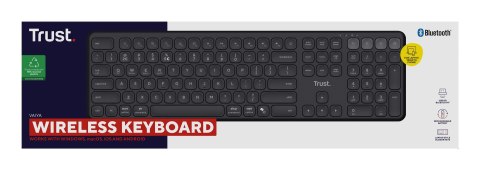 Klawiatura Trust VAIYA WIRELESS US Black Trust Klawiatura Trust VAIYA WIRELESS US Black Trust