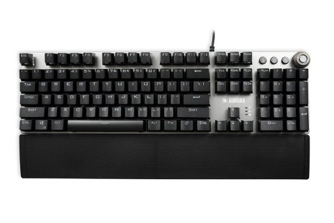 Klawiatura mechaniczna IBOX AURORA K-4 RGB IKGMK4 (USB; (US); kolor czarny) IBOX Klawiatura mechaniczna IBOX AURORA K-4 RGB IKGMK4 (USB; (US); kolor czarny) IBOX