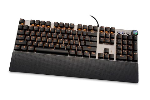 Klawiatura mechaniczna IBOX AURORA K-4 RGB IKGMK4 (USB; (US); kolor czarny) IBOX Klawiatura mechaniczna IBOX AURORA K-4 RGB IKGMK4 (USB; (US); kolor czarny) IBOX