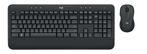 Logitech MK545 ADVANCED Wireless Keyboard and Mouse Combo klawiatura Dołączona myszka Uniwersalne USB QWERTZ Niemiecki Czarny Logitech Logitech MK545 ADVANCED Wireless Keyboard and Mouse Combo klawiatura Dołączona myszka Uniwersalne USB QWERTZ Niemiecki Czarny Logitech
